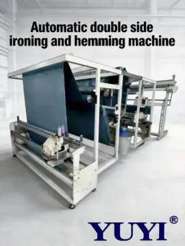 Advanced 2.5kW Intelligent Double Ironing & Hemming Machine with Custom Dimensions and 1-Year Warranty