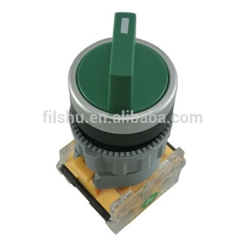 22mm black two 2 position rotary switch 1NC1NO