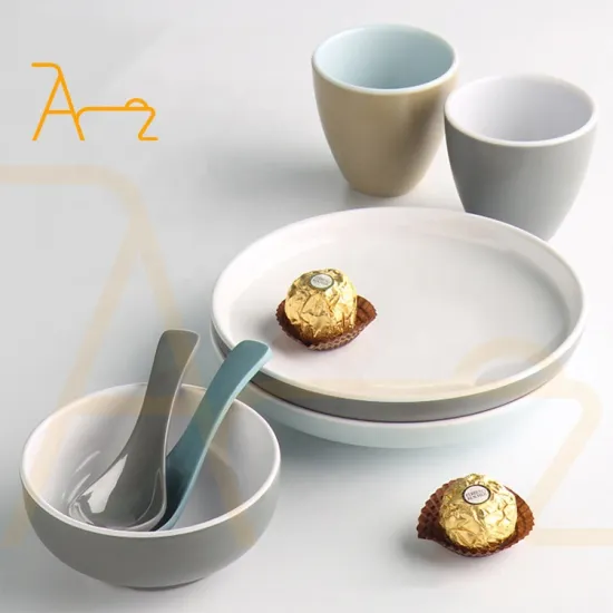 High-Quality, Unbreakable Melamine Dinnerware Set: Durable Restaurant Grade Plates and Bowls