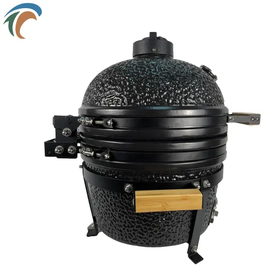 New Arrived Black Kamado Grill Guru Classic 16" Kamado Built In Charcoal Bbq New Arrived Smoker Bbq Grill