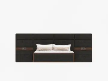 Large headboard for fabric bed luxury fabric bed
