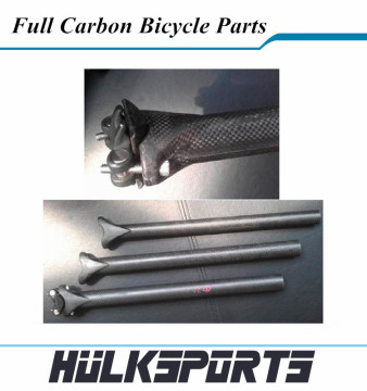 High Quality 0mm Offset Carbon Fiber Cycling Bicycle MTB Bike Seat Posts Seatpost 3K 27.2/31.6mm