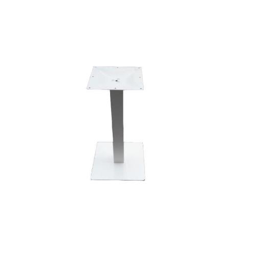 400x400xh720mm Base tavolo in acciaio moderno Matt bianco