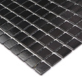 Outdoor Decorative Mosaic Black Tile Glass Pool Tiles