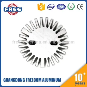 Customized cylindrical aluminum heat sink for led light extrusion aluminum profile for heat sink