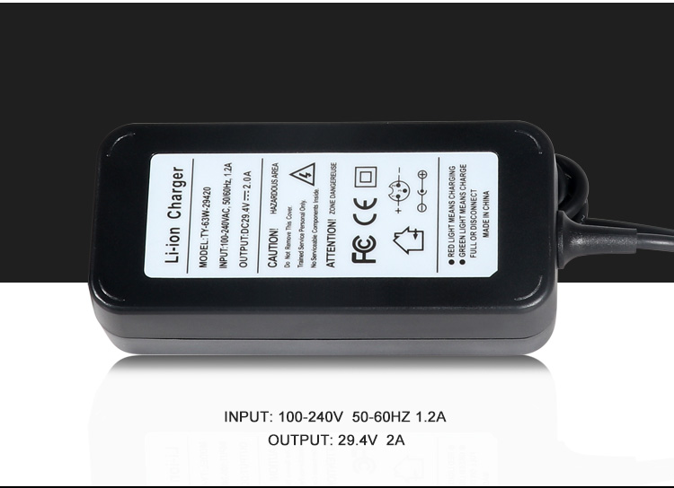 29.4V Li-ion Battery Charger