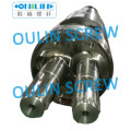 SJSZ65/132 parafuso cônico bi-metal e barril para extrusão de tubo (PVC+ 50% -100% CaCo3)