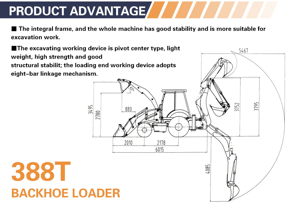 8ton Backhoe Loader