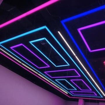 RGB Effect LED Hanging Lamp - Acrylic Linkable Bar Pendant Light