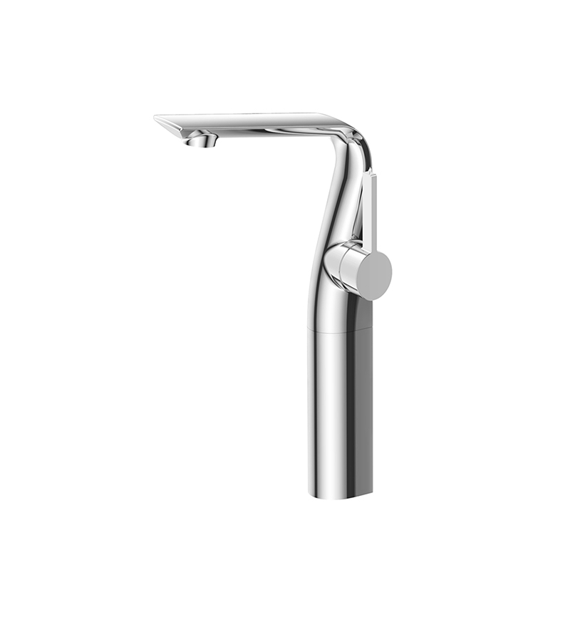 Single lever tall basin mixer tap