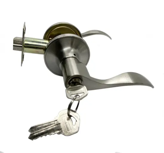 Zinc Alloy Security Door Lever Handle Lock
