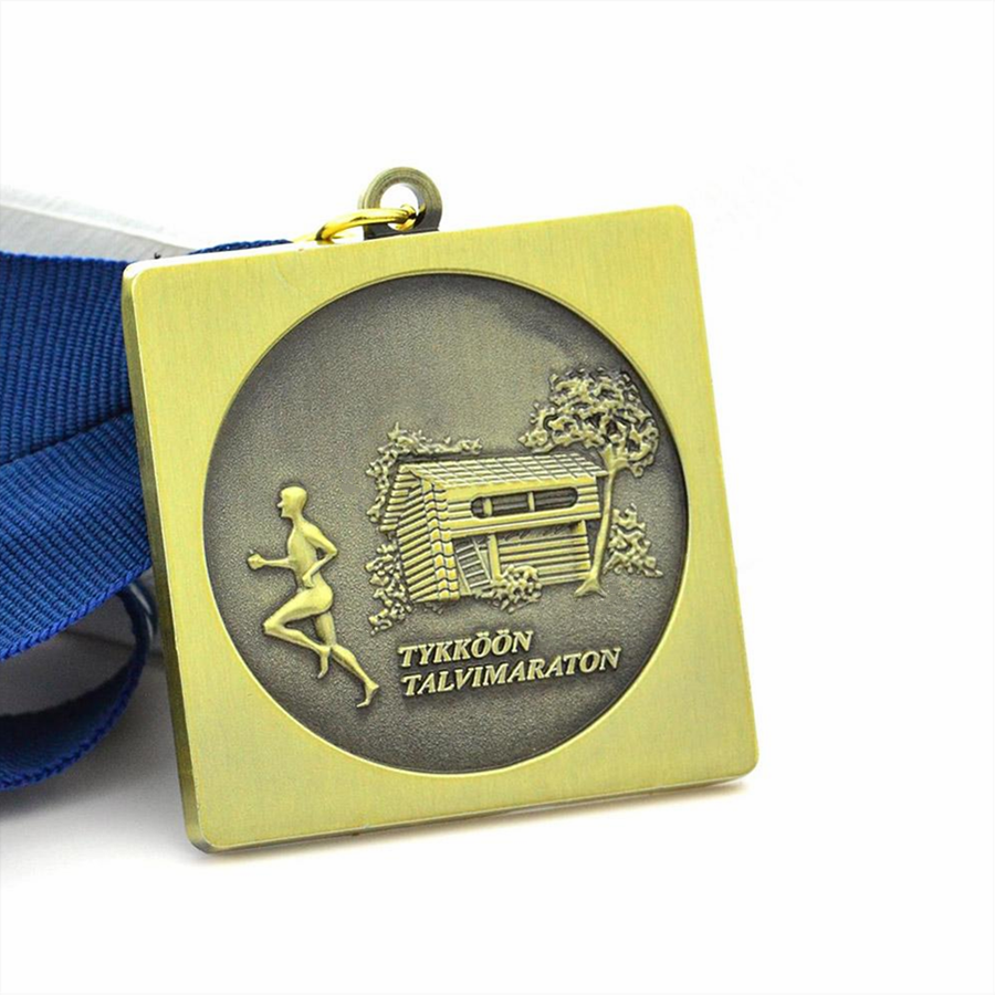 Anpassade löpande Sport Award -teman medaljer
