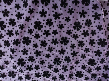 2022 NIEUWE FLOCTING DOTEN vlinderletter Katoenstof Polyester stof