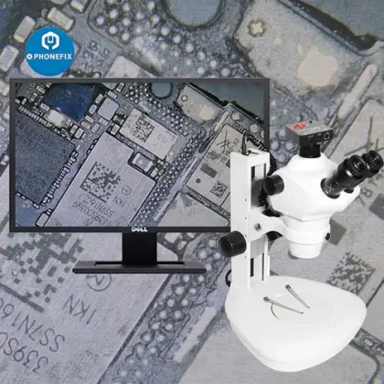 Vision Scientific Trinocular Zoom Stereo Microscope with Continuous Zoom Magnification