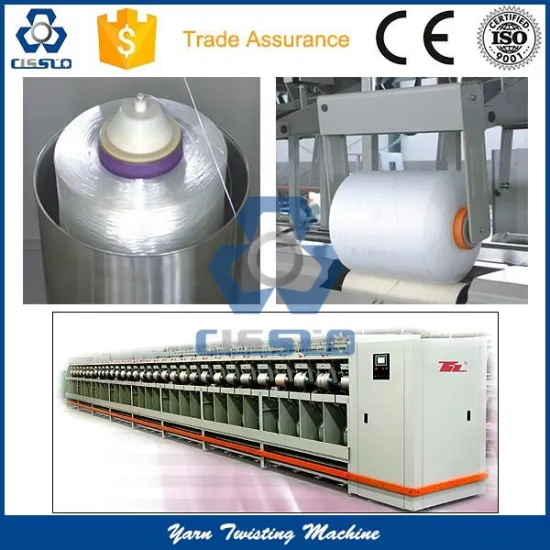 Full automatic artifical grass yarn two for one twisting production line