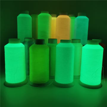 High-Quality 100g 150D/2 Luminous Embroidery Thread: 3000 Yards of Glow-in-the-Dark Polyester Yarn