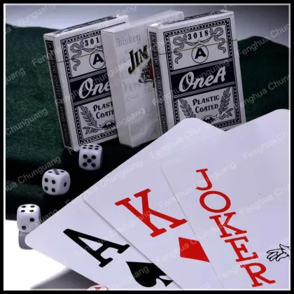 Top quality paper playing cards poker set poker cards