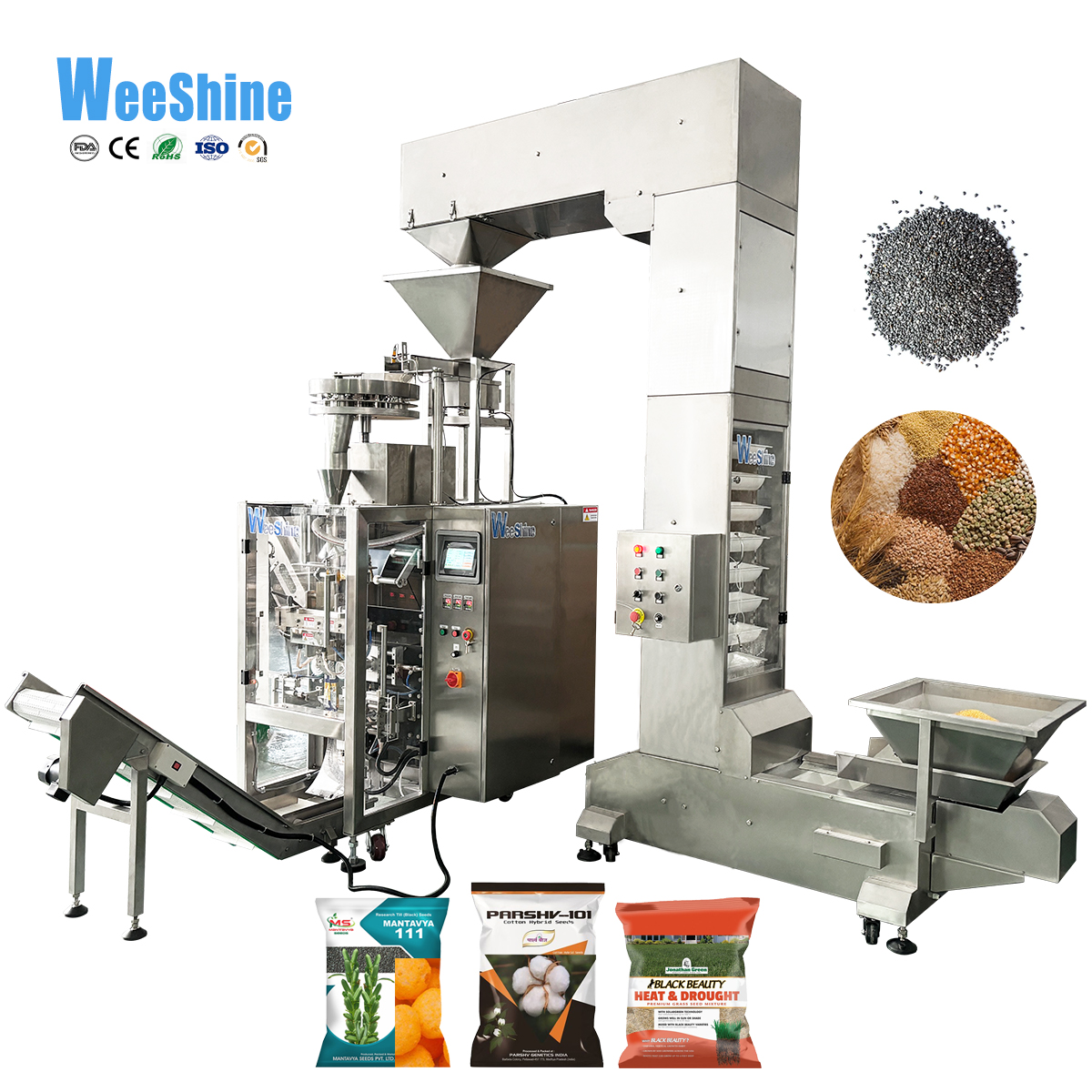 Sacca cuscino weeshine semi di zucchero grano granulato