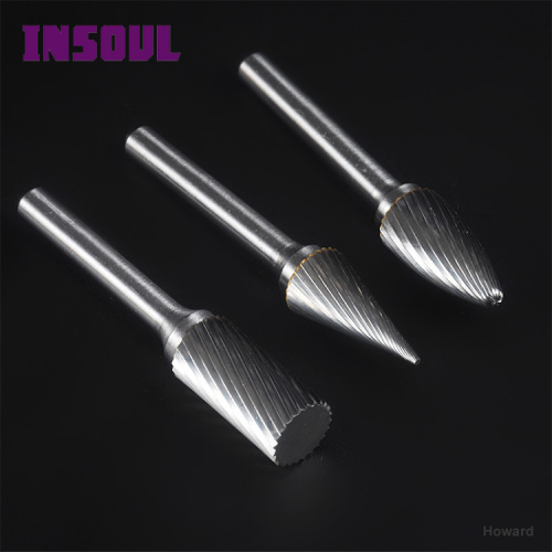 Brocas de metal duro para uso odontológico e fresamento