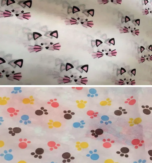 Printed Biodegradable Fabric Nonwoven