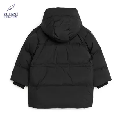 Yufan Custom 2023 Kids' Black Down Jacket