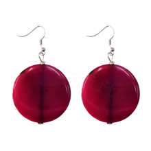 Natural Gemstone Agate Earring