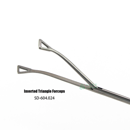 Thoracic surgery stainless steel Inverted Triangle Forceps