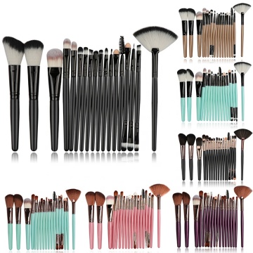 18 PCS Cosmetic Brush Juego para belleza y maquillaje