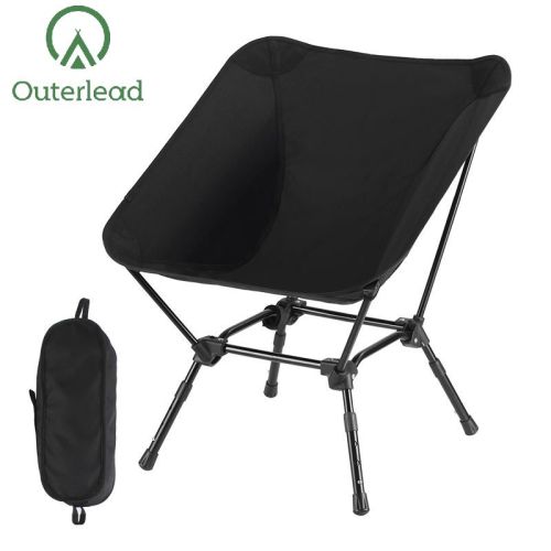 big camping chair Outerlead Folding Height Adjustable Moon Camping Chair Manufactory