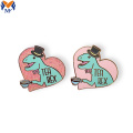 Lencana Pin Lapel Enamel Kartun Tersuai