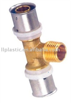 brass fitting male tee