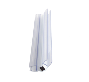 Glass door sealing strip with waterproof function