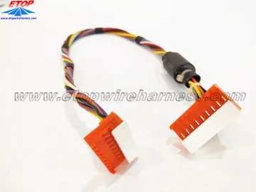 cable assembly with IDC crimp connector
