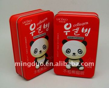 Small rectangle tinplate box