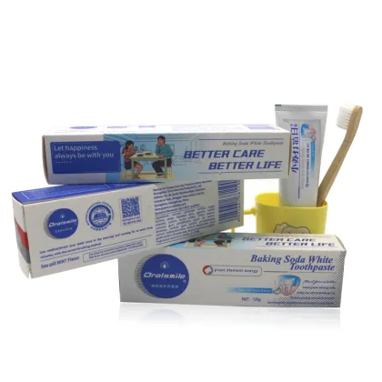 Sea Salt Flavor Baking Soda White Toothpaste