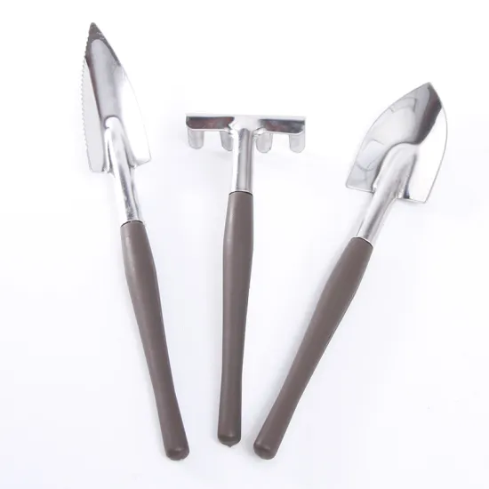 steel head wooden handle gardening three-piece set tools