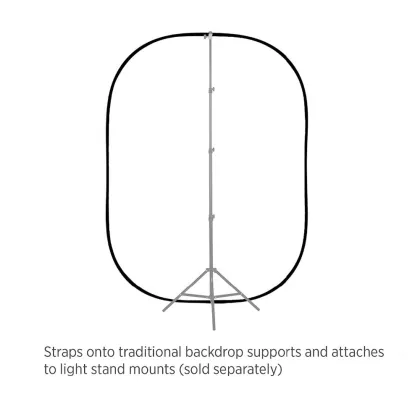 Portable Collapsible Chroma Key Double Colors Studio Backdrops - 1.2x1.8M Wrinkle-Free Green Screen Backgrounds