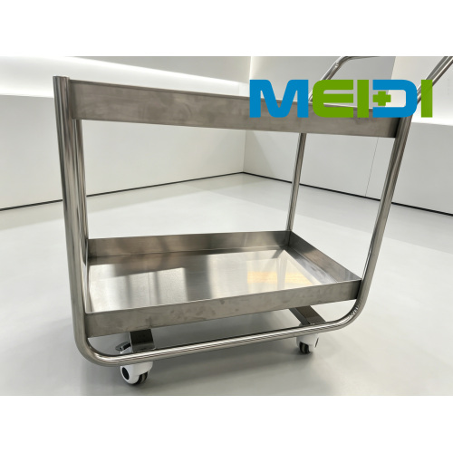 Full Stainless Steel Trolley, Portable Medical Cart, Rust Proof
