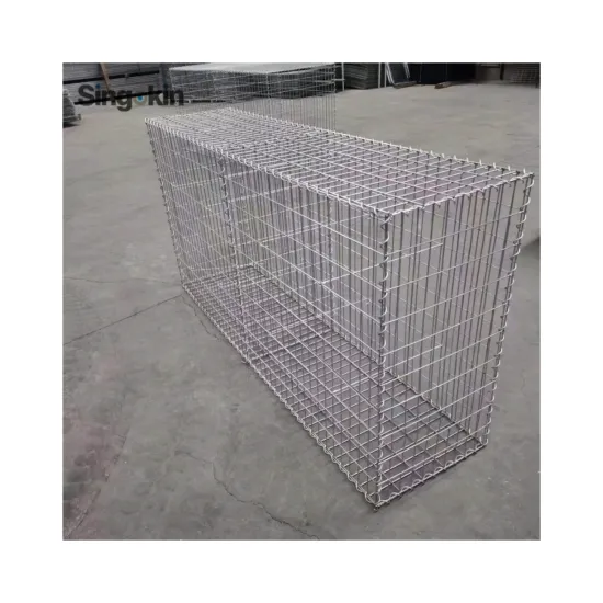 4mm Wire Dia Gabion Stone Basket 3FT - Outdoor Garden Wall Cage Fence