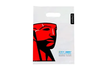 Die-cut Handle Plastic Bags , Heat Seal Small Items Carrier Bag