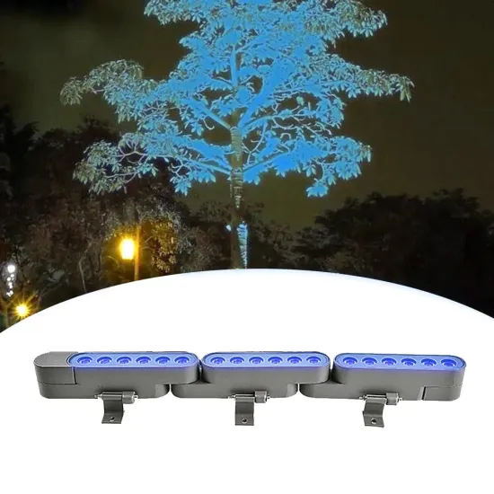Outdoor Solar-Powered Tree Lamp: DC24V, 18W LED Decoration for Park and Garden with Waterproof Circular Lighting