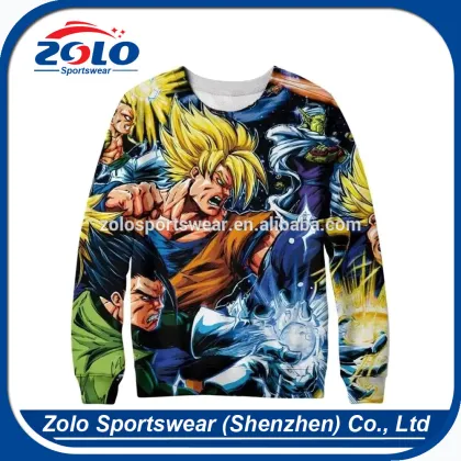 Unique design custom fully dey sublimation printing american style sweatshirts