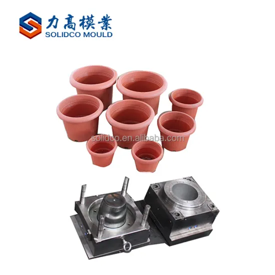Factory outdoor garden plastic flower pot injection mould