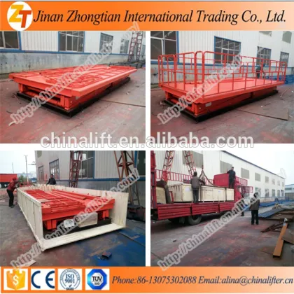 Lowest price ZHONGTIAN hydraulic car scissor lift used for underground