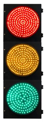 Energy Saving Ryg Traffic Control Lights / Led Traffic Signal