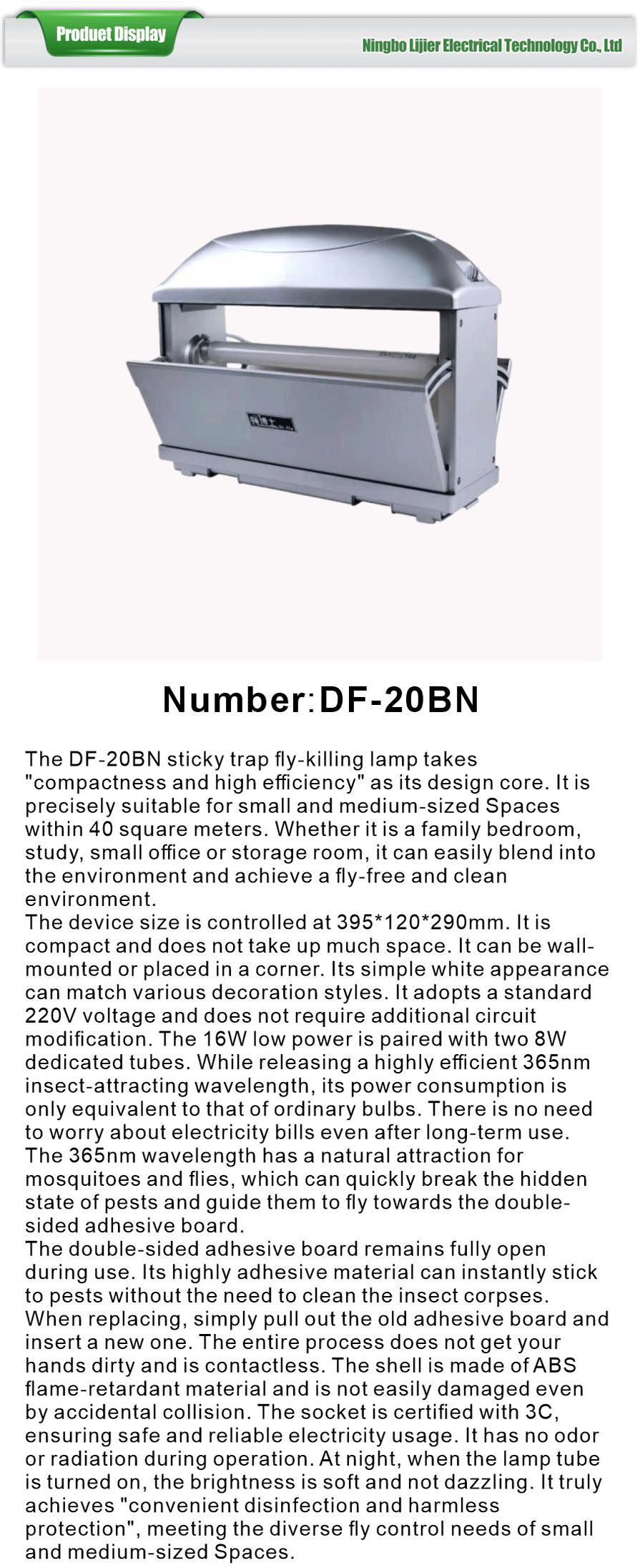 Doctor Fly Fly-killing Lamp-xiangqing1-LJE013