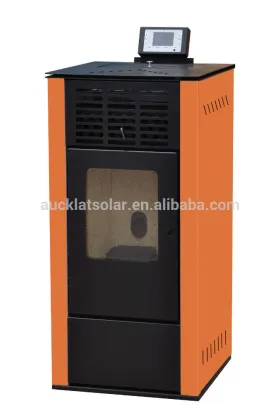 water heating pellet stove