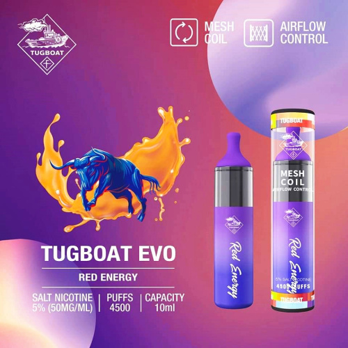 Tugboat EVO 4500 Puffs Disposable Vape Cheap Price
