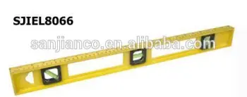 2014 the newest style High accuracy aluminium bubble spirit level ,(heavy duty measure ruler)