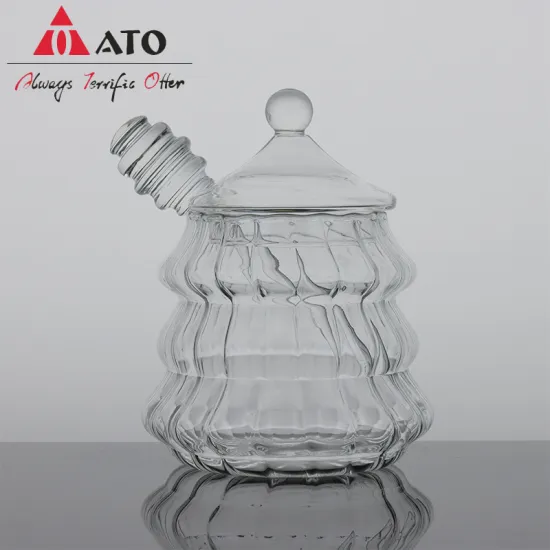 Customized Glass Jar with Glass for food